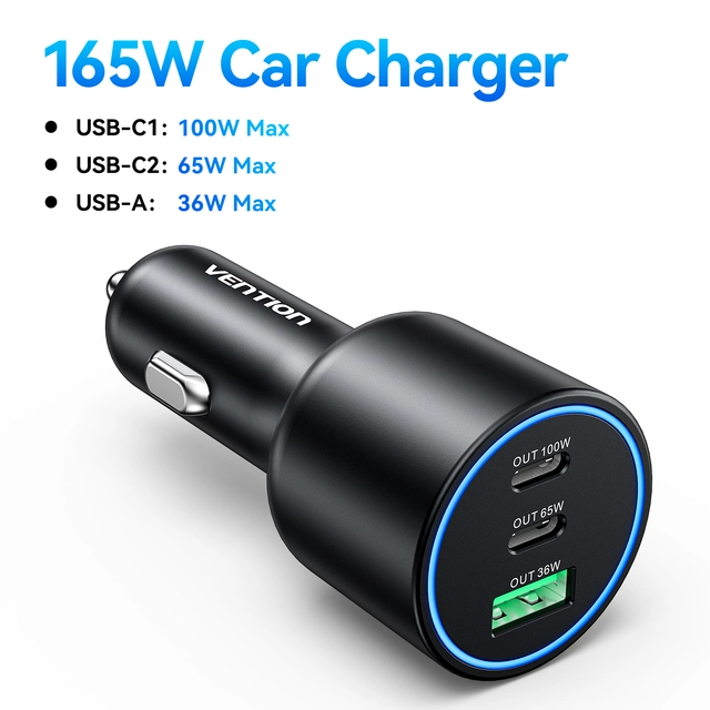 USB-зарядка для авто 165Вт
