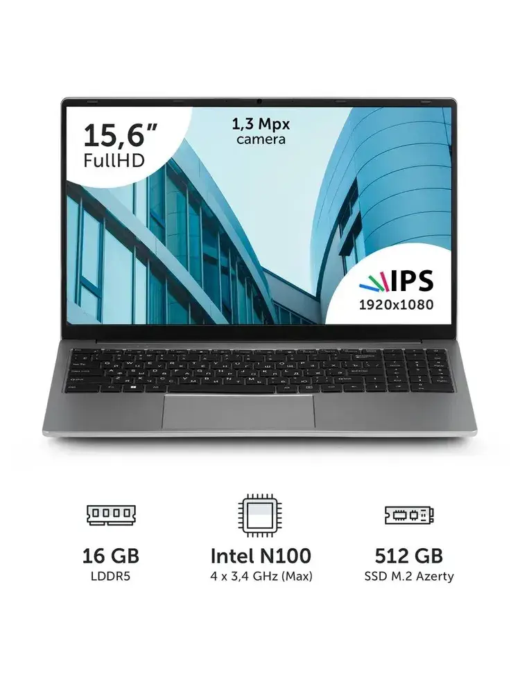 Azerty RB-1553 Ноутбук 15.6"