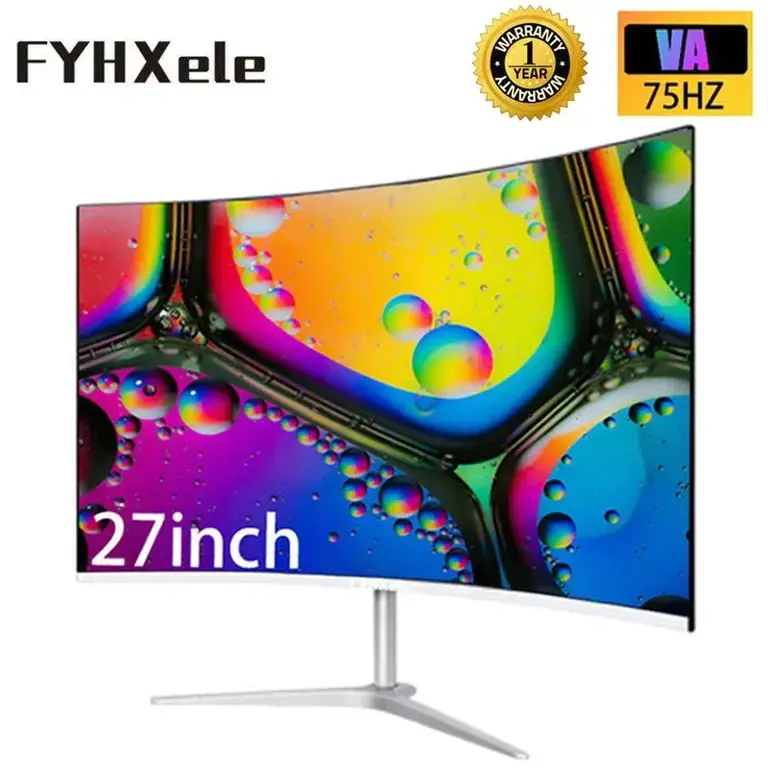 Монитор FYHXele FY27FMC 27", Full HD, VA, 75 Гц