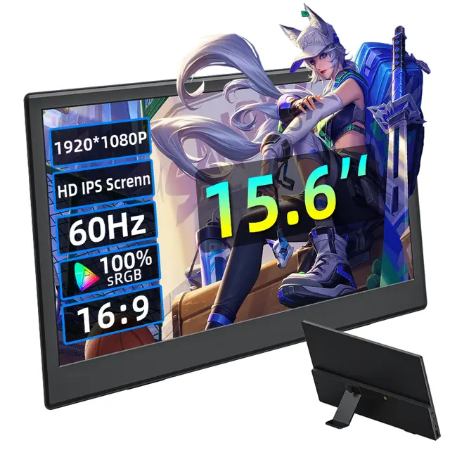 BYONE 15.6-дюймовый портативный монитор IPS Full HD